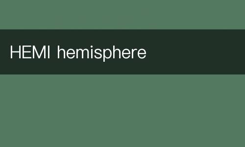 HEMI hemisphere