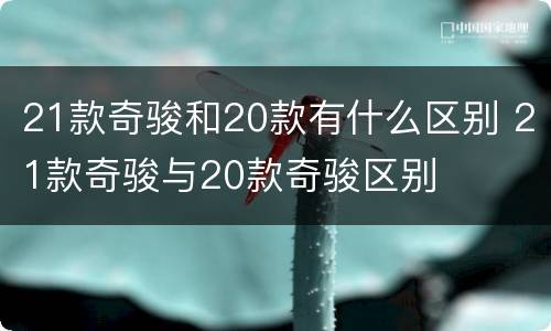 21款奇骏和20款有什么区别 21款奇骏与20款奇骏区别