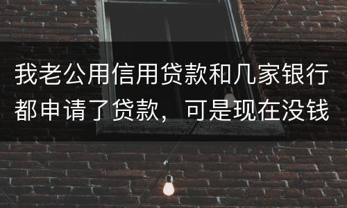 我老公用信用贷款和几家银行都申请了贷款，可是现在没钱还了，会有什么后果？还有网贷